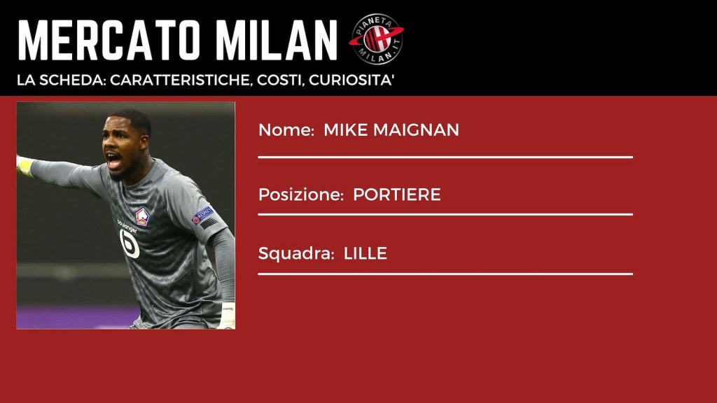 Mike Maignan Lille Calciomercato AC Milan