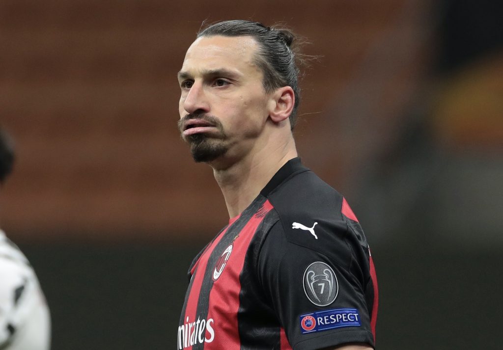 Zlatan Ibrahimovic AC Milan Milan-Manchester United Europa League