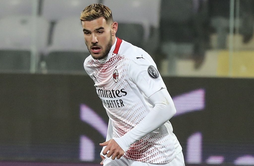 Theo Hernández AC Milan Fiorentina-Milan Serie A