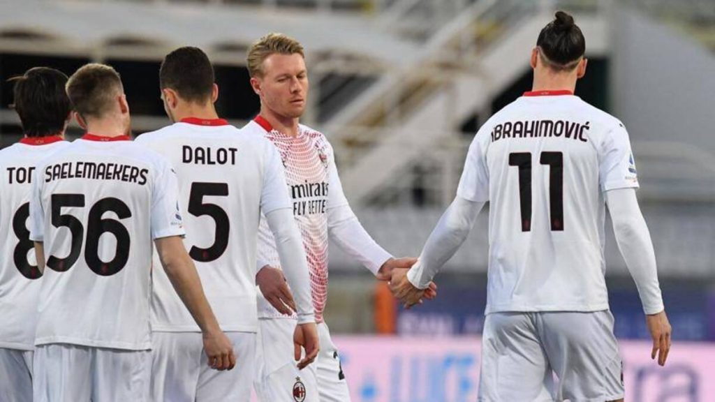 Esultanza gol AC Milan