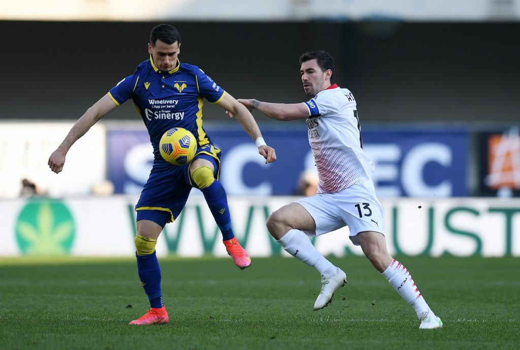 Alessio Romagnoli AC Milan Verona-Milan