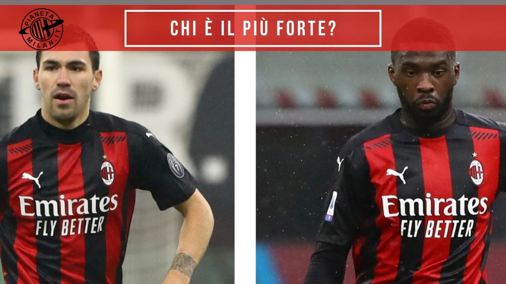 Alessio Romagnoli Fikayo Tomori AC Milan