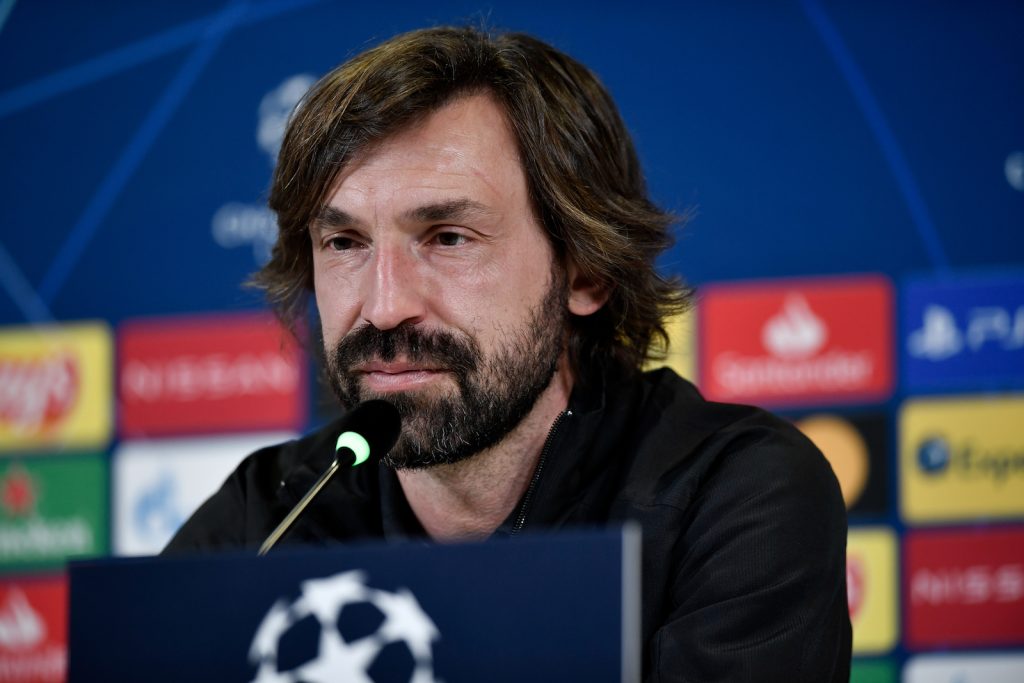 Andrea Pirlo Juventus conferenza stampa Champions League