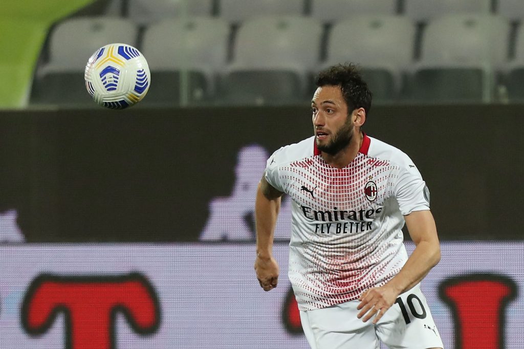 Hakan Calhanoglu AC Milan Fiorentina-Milan Serie A