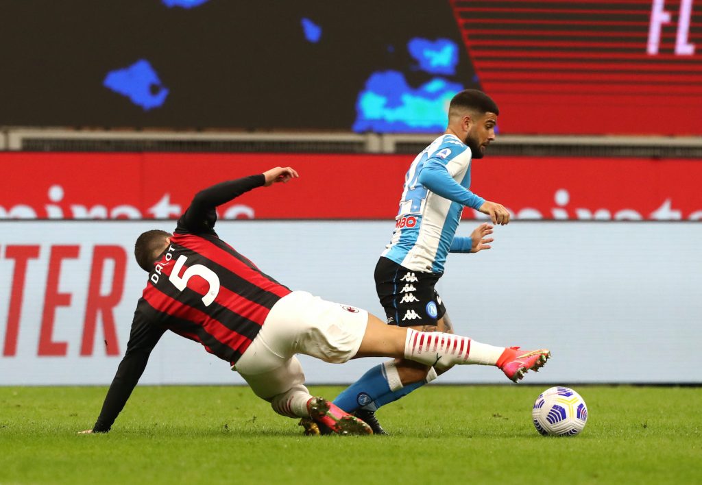Diogo Dalot AC Milan Milan-Napoli Serie A