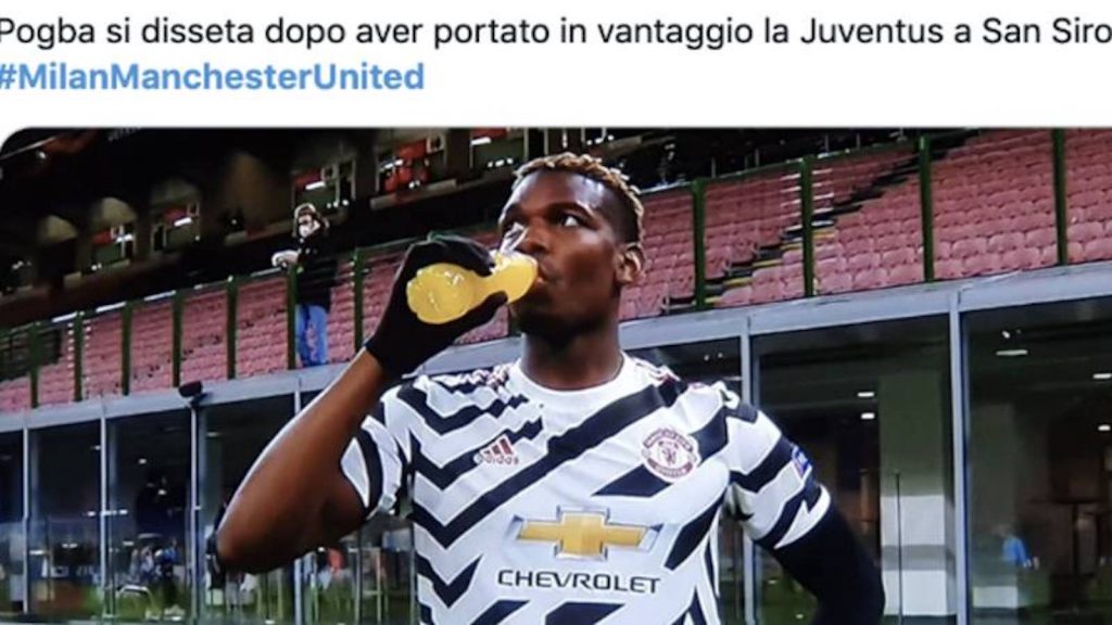 Milan Manchester United social