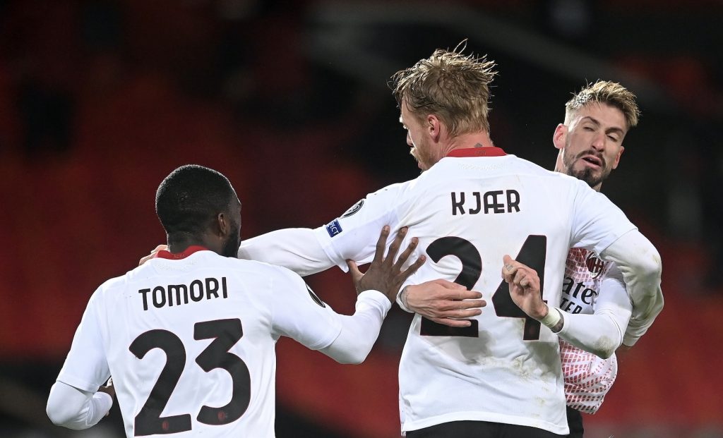 Manchester United-Milan Simon Kjaer AC Milan gol Europa League