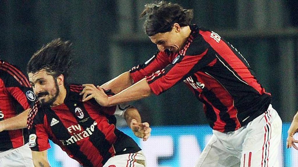 Gattuso Ibrahimovic AC Milan