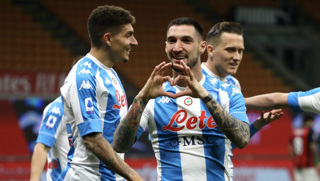 Matteo Politano Napoli Milan-Napoli Serie A