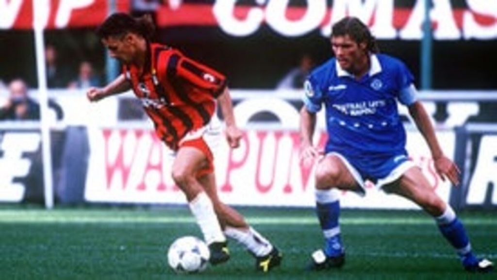 ac milan napoli baggio