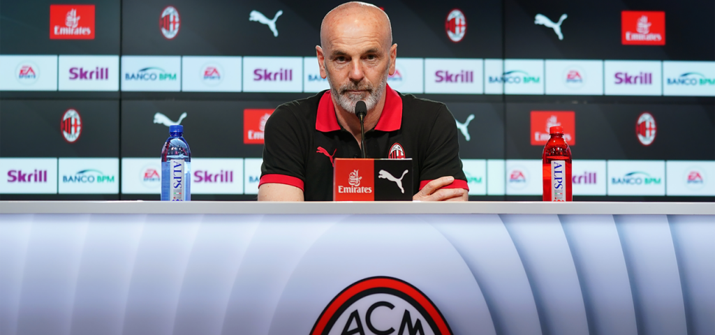pioli, allenatore AC Milan, in conferenza stampa