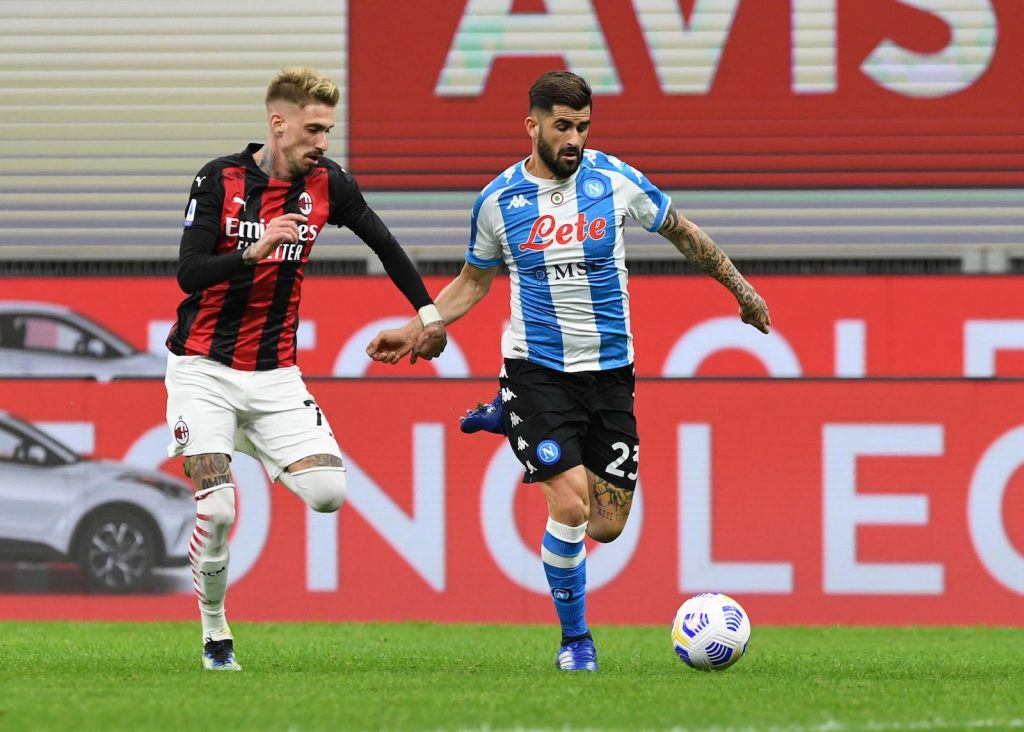 Samu Castillejo AC Milan Milan-Napoli Serie A