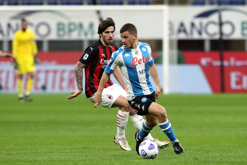 Sandro Tonali AC Milan Milan-Napoli Serie A