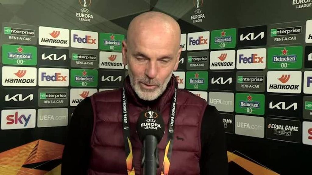 Stefano Pioli AC Milan Manchester United-Milan Europa League