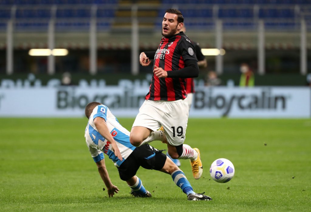 Theo Hernández AC Milan Milan-Napoli Serie A