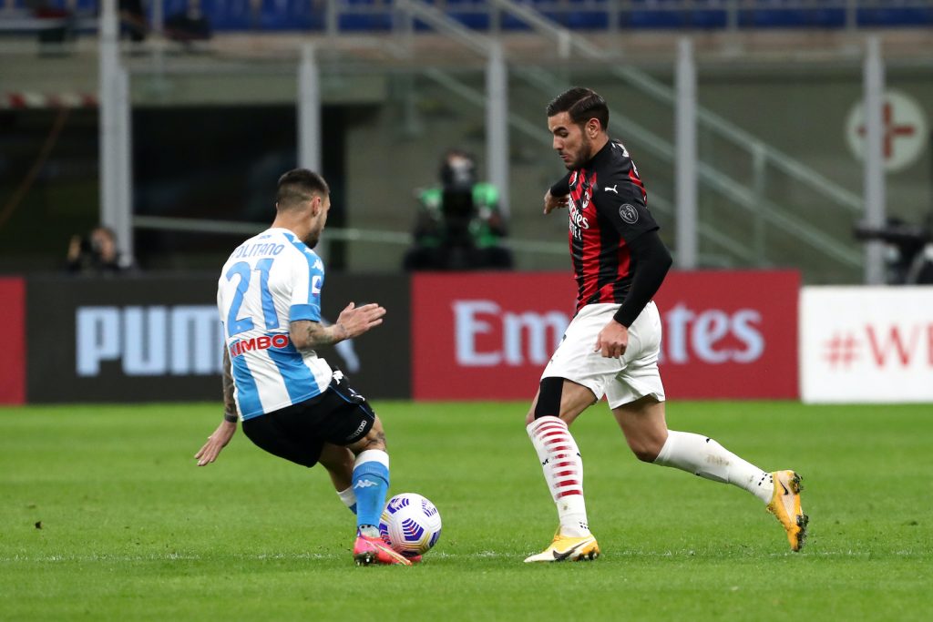 Theo Hernández AC Milan Milan-Napoli Serie A