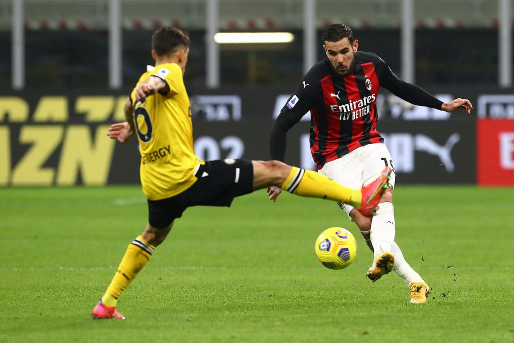 Theo Hernández AC Milan Milan-Udinese