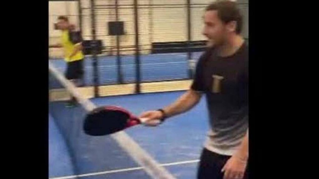 Totti gioca a padel con Albertini, ex AC Milan
