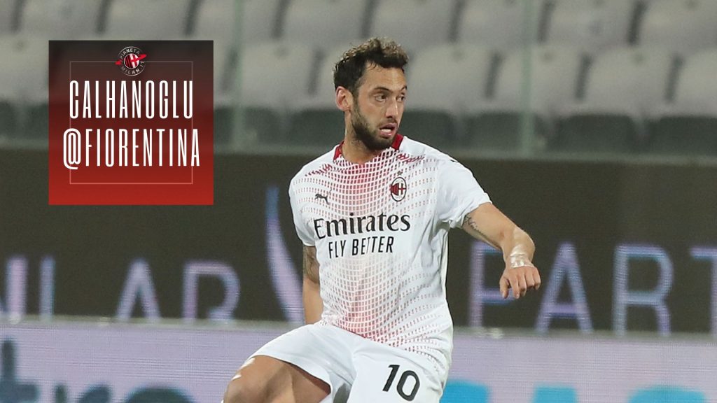 Il gol di Calhanoglu in Fiorentina AC Milan nella video news (GettyImages)