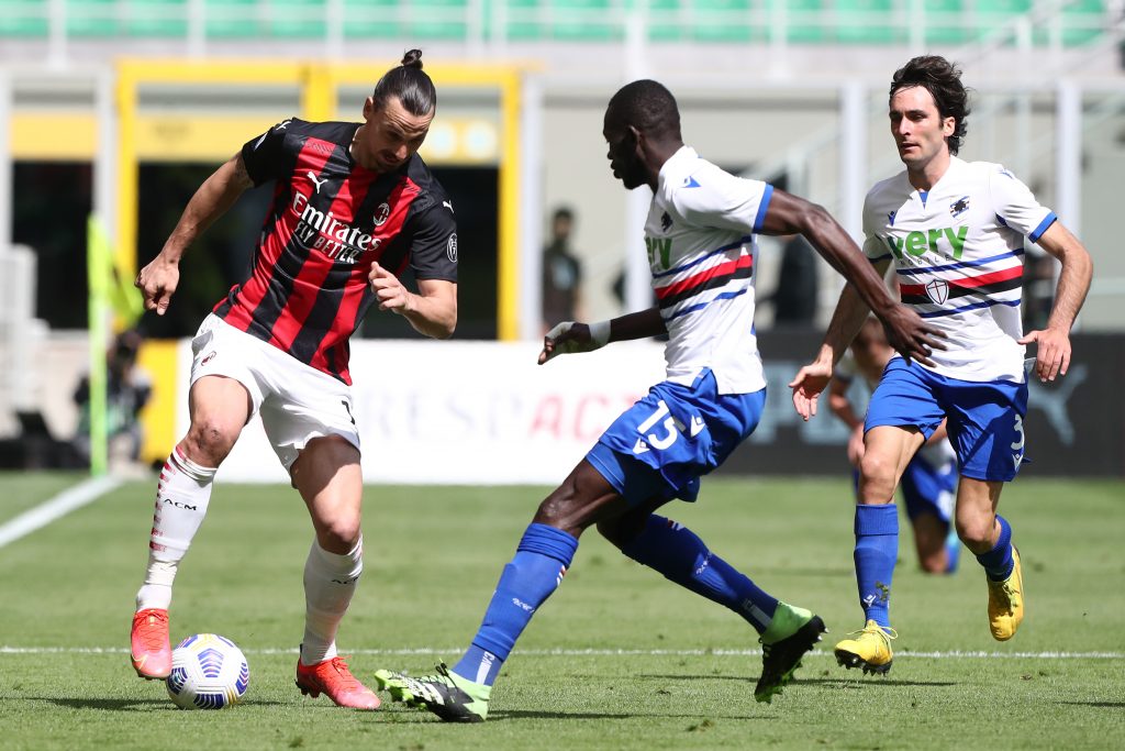 Zlatan Ibrahimovic Omar Colley Tommaso Augello