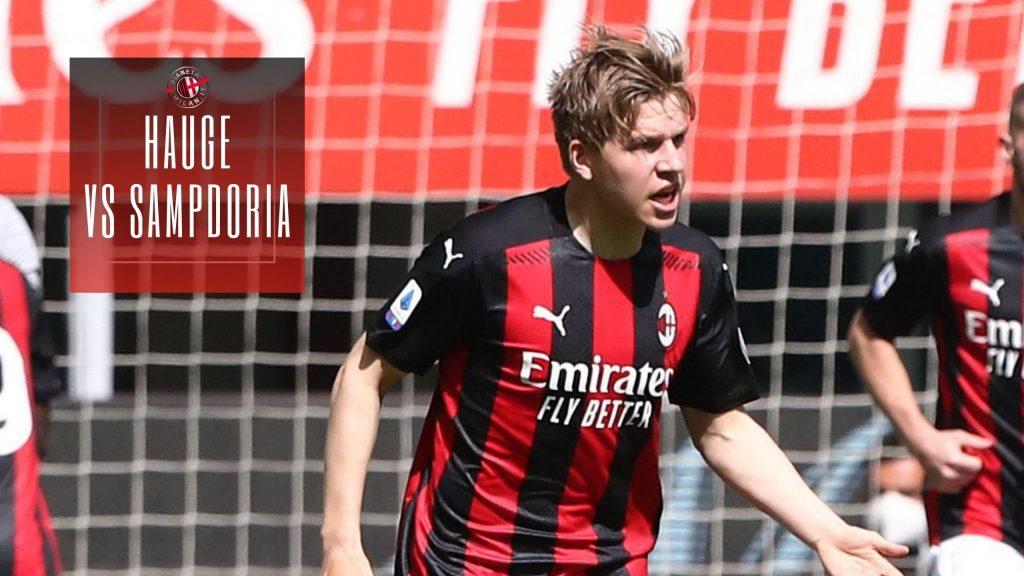 Milan-Sampdoria Hauge segna il gol del pareggio: eccolo nella video news AC Milan (GettyImages)