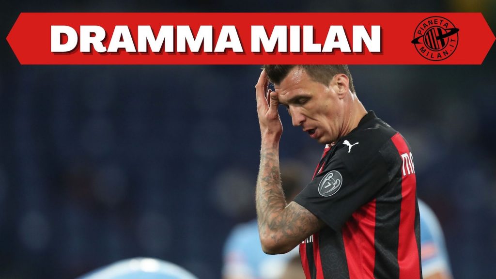 Mario Mandzukic AC Milan Lazio-Milan Serie A