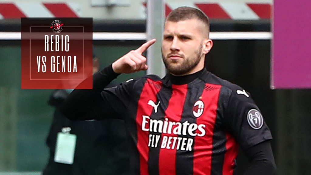 Milan-Genoa Rebic segna il gol del vantaggio eccolo nella video news AC Milan (GettyImages)
