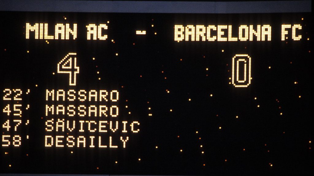 Milan-Barcellona 4-0 1994