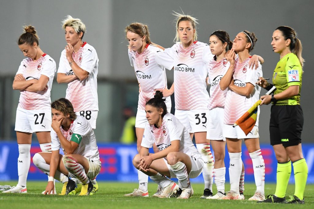 AC Milan v AS Roma Coppa Italia Femminile