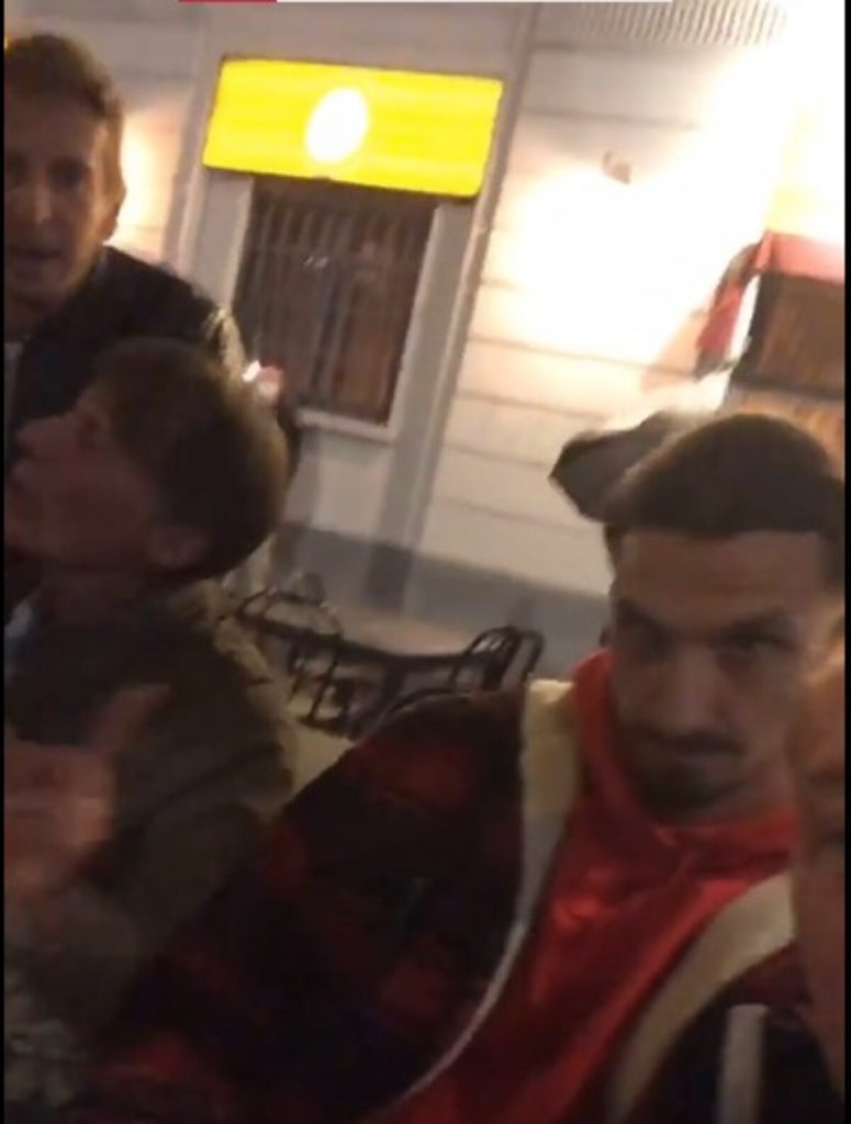 Milan Ibrahimovic a cena con Max Brigante e Ambrosini nella video news AC Milan
