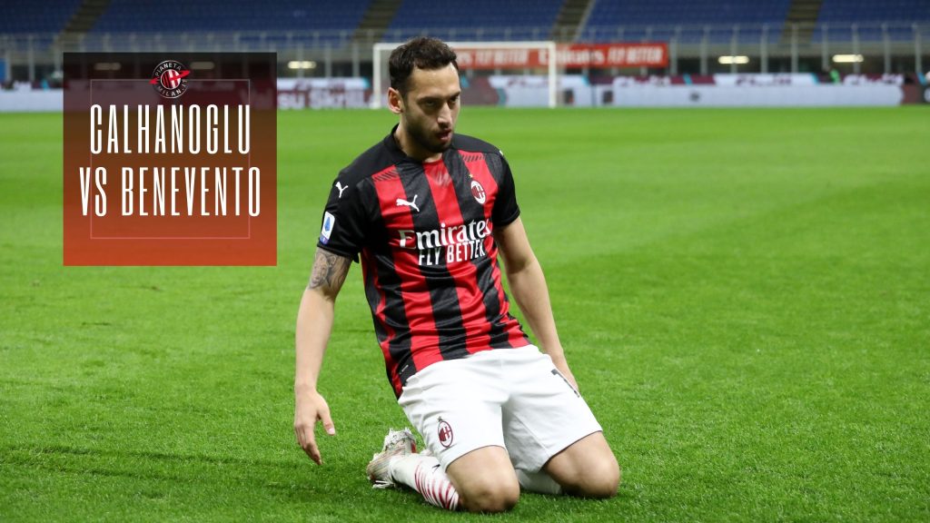 Milan-Benevento Calhanoglu gol in avvio: ecco la video news AC Milan (GettyImages)