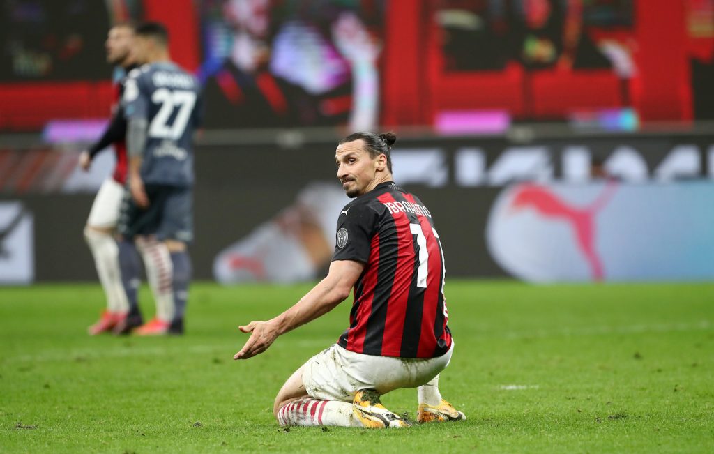 Zlatan Ibrahimovic AC Milan Milan-Benevento