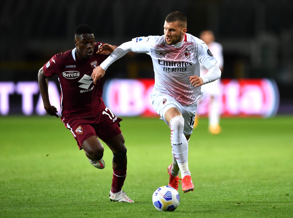 Wilfried Singo Ante Rebic Torino Milan