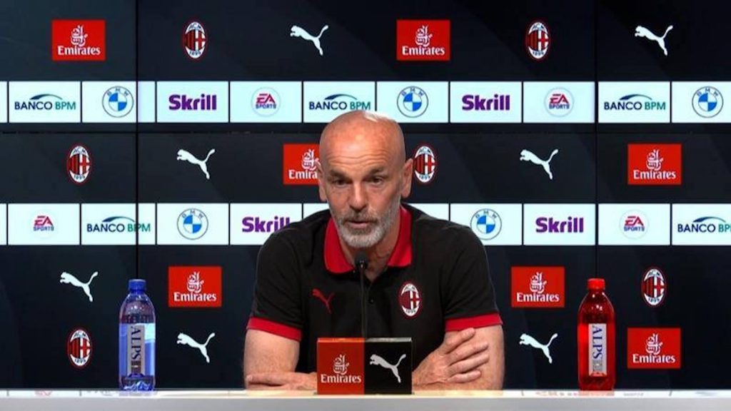Juventus Milan Pioli conferenza