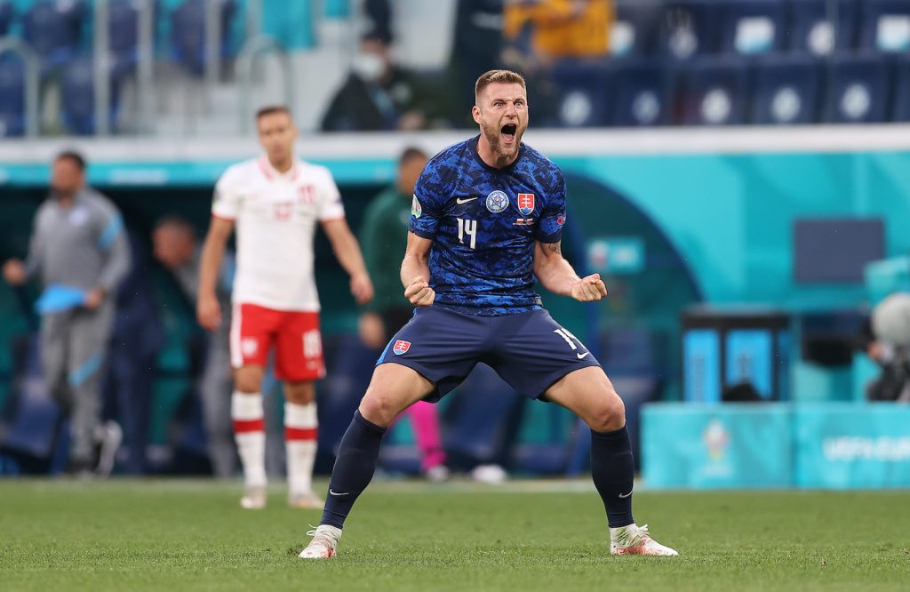 Milan Skriniar Inter Polonia Slovacchia Europei 2021