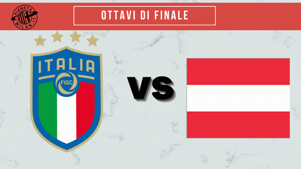 Europei ottavi di finale Italia Austria