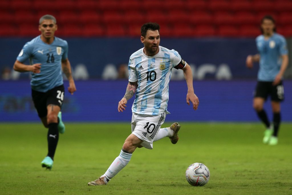 Lionel Messi Barcellona Argentina-Uruguay Copa America 2021