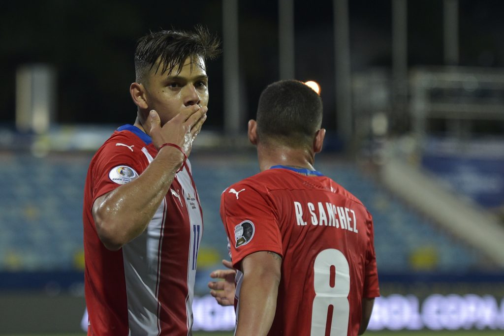 Ángel Romero San Lorenzo Paraguay Bolivia Copa America 2021