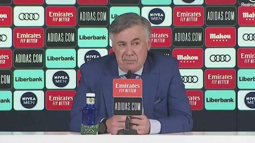 Carlo Ancelotti conferenza stampa Real Madrid