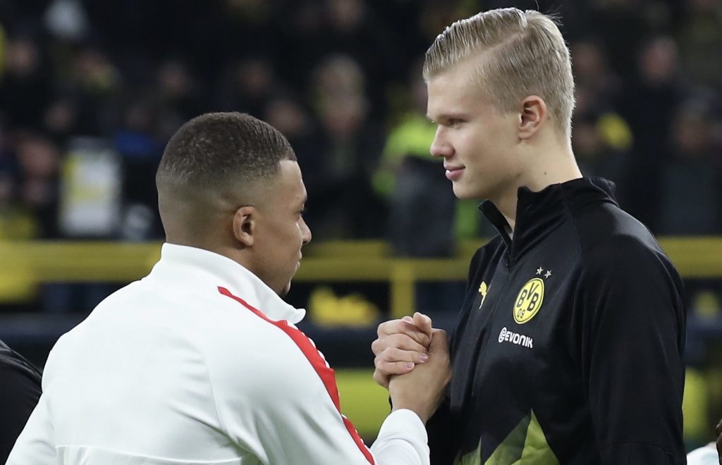 Mbappé PSG Haaland Borussia Dortmund calciomercato