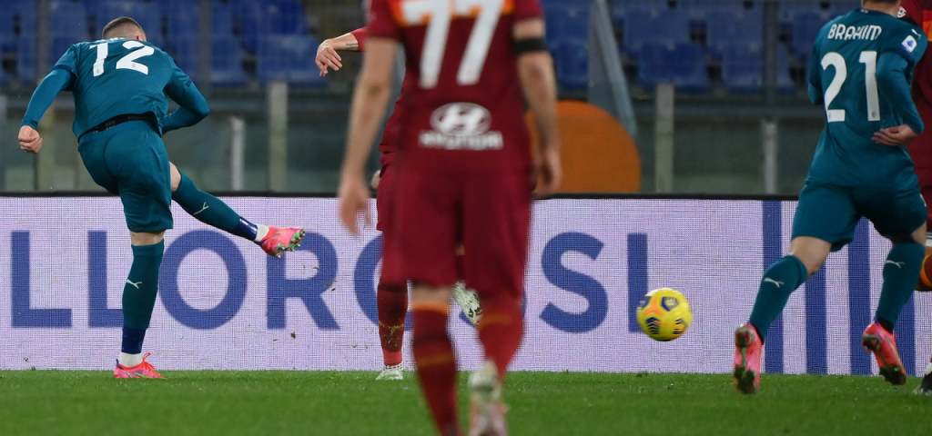 Milan Roma Rebic gol AC Milan