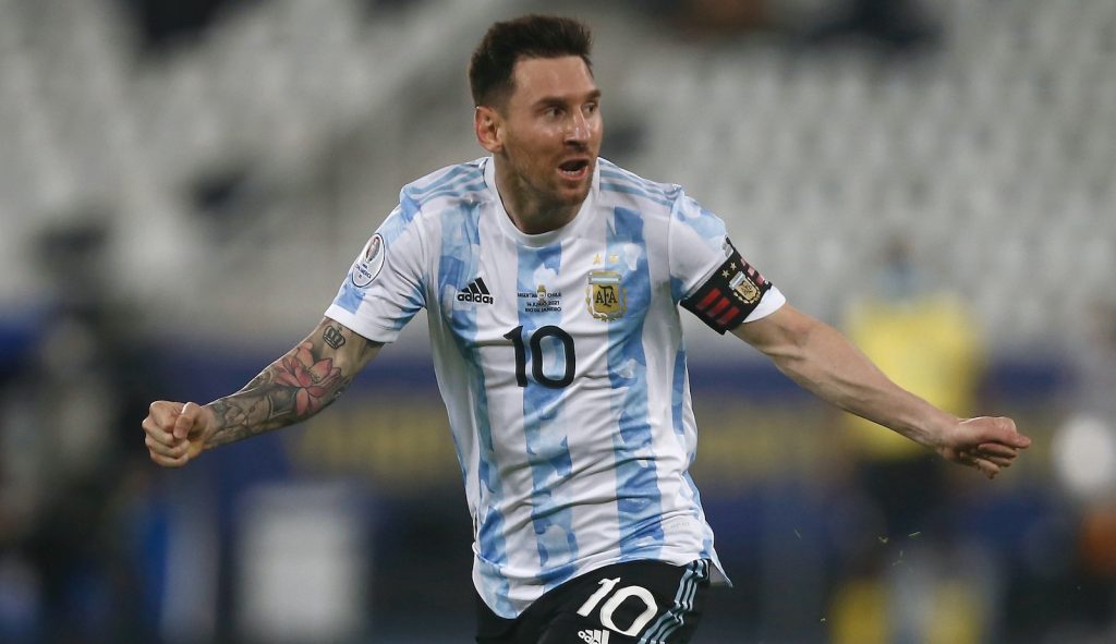 Lionel Messi Barcellona Argentina Cile Copa America 2021