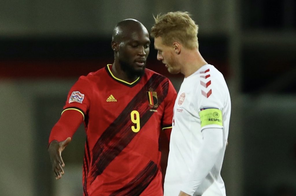 Lukaku Belgio Kjaer Danimarca