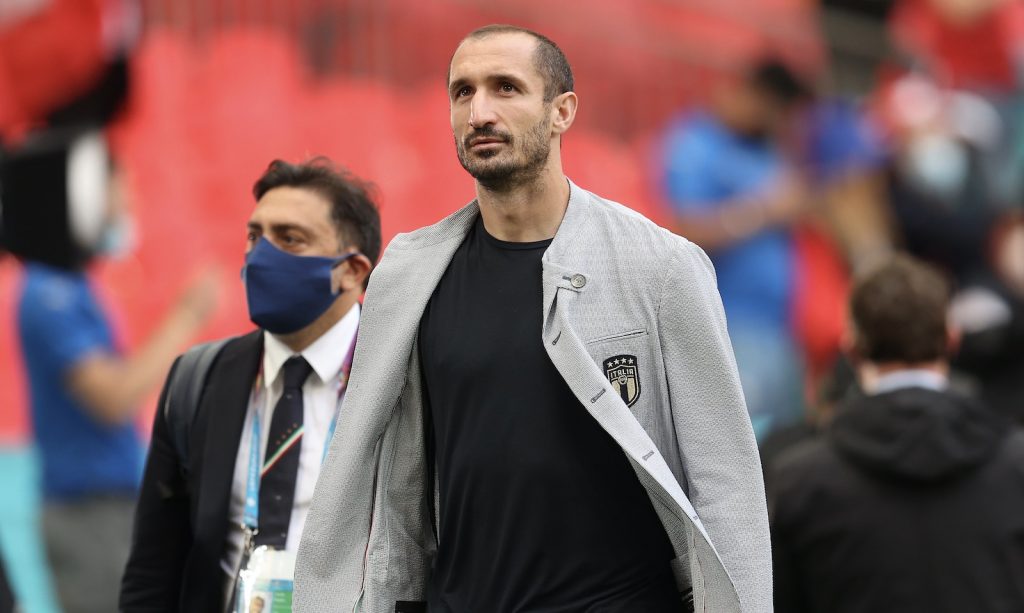 Giorgio Chiellini Italia-Austria Europei 2021