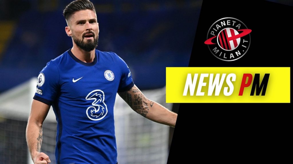 Olivier Giroud Chelsea Calciomercato AC Milan