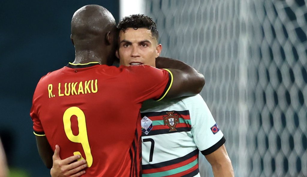 Lukaku Cristiano Ronaldo Belgio Portogallo Europei 2021