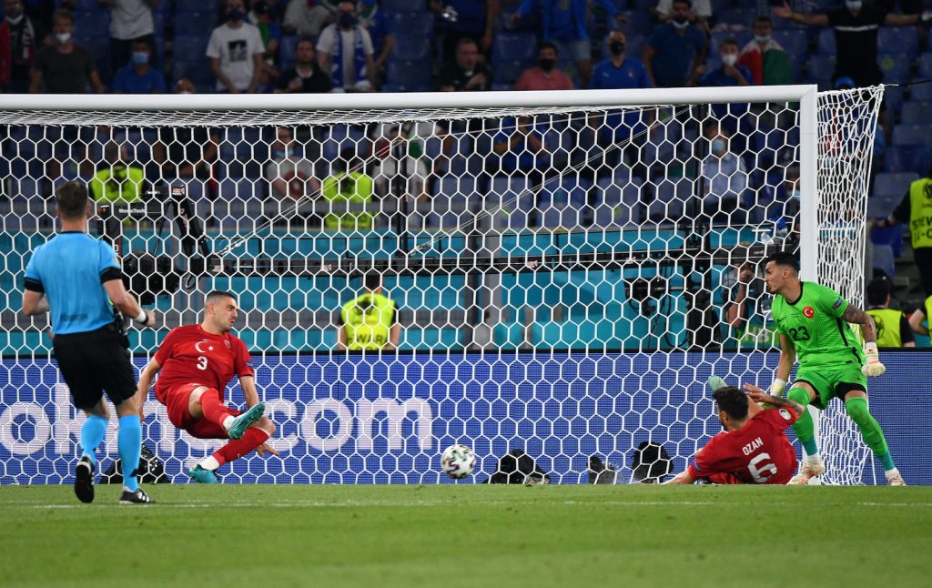 Merih Demiral Turchia-Italia Europei 2021