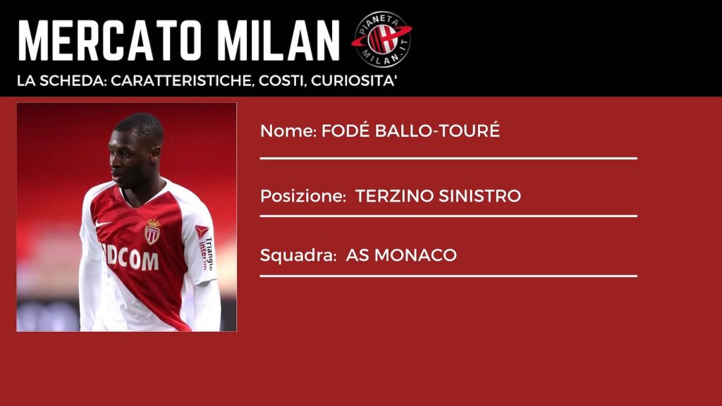 Fodé Ballo-Touré Monaco Calciomercato AC Milan