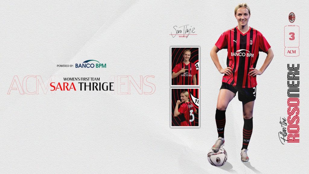 Sara Thrige Andersen Milan Femminile Calciomercato