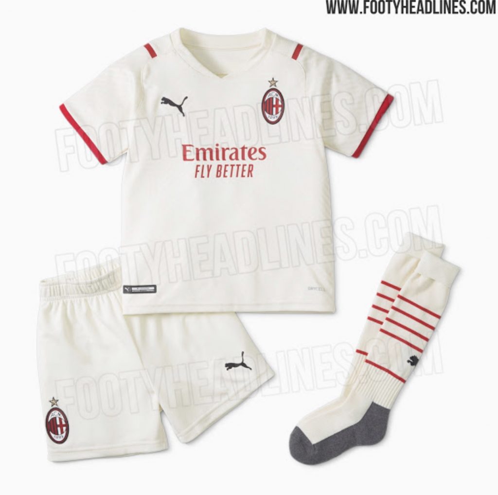 seconda maglia AC Milan 2021-2022